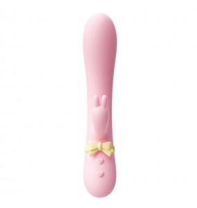 MizzZee - Moon Rabbit Heating Dual Vibrator Massage Wand (Chargeable - Pink)